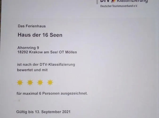 Haus Der 16 Seen 펜션 크라코프암지